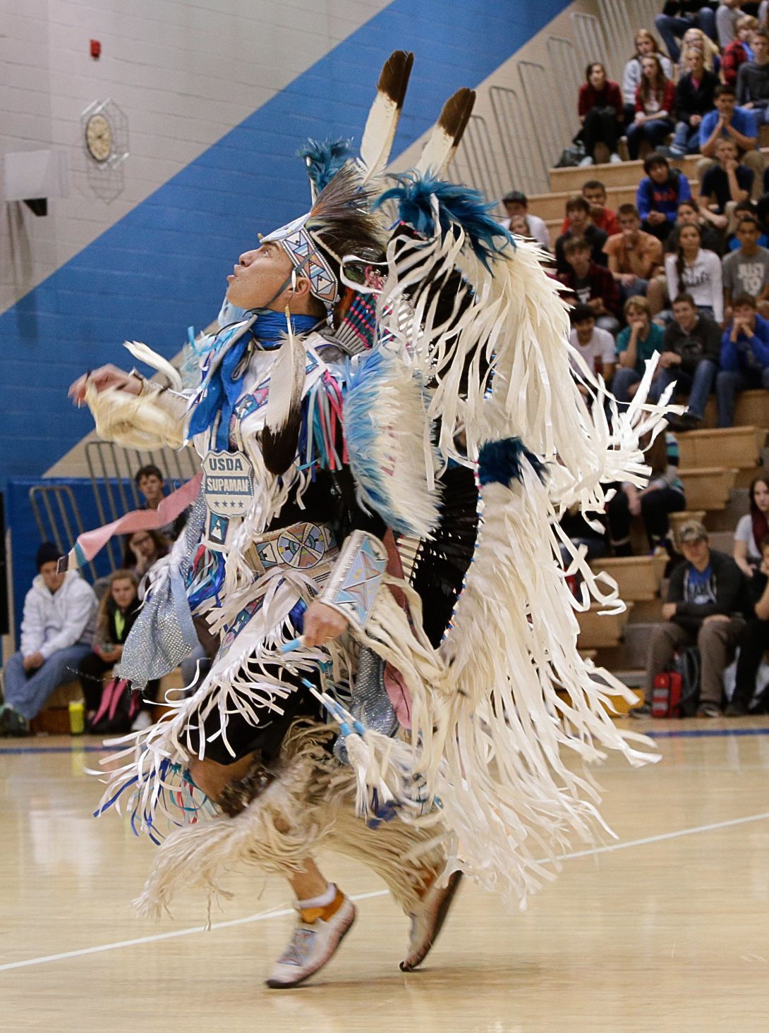 Supaman dances at Skyview